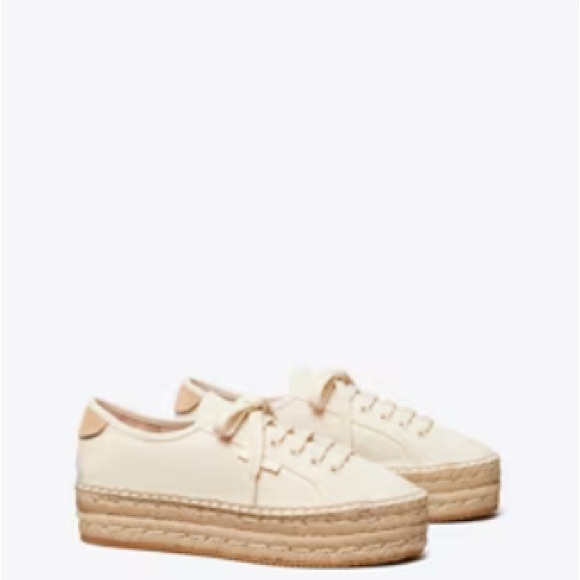 Tory Burch Shoes - NWOB Tory Burch Seaside Oxford Espadrilles Shoes Vintage Cream Sz 7
